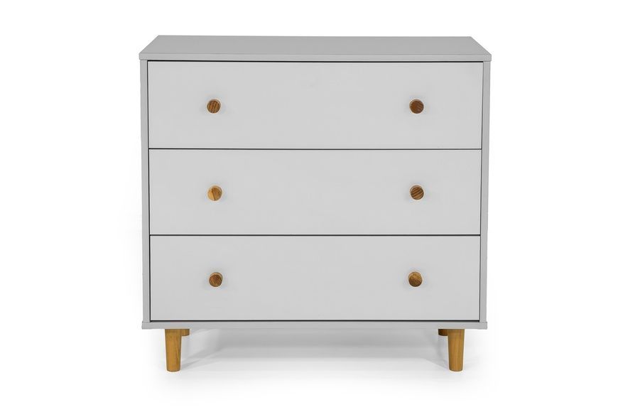 Комод UrbanOak-1 3ШУХ (сіра мишка, 80x39x77 см) IMI lkmd-hg1-sr-stp фото