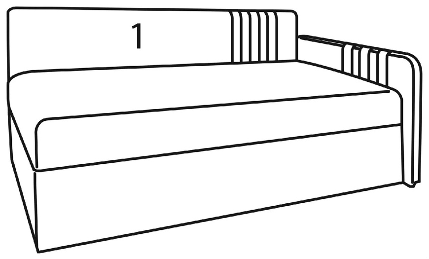 Диван Колибри 170 (синий, 170х90 см) dklbr170-syn фото