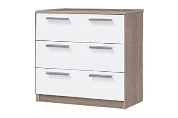 Комод Ультимо-3 (80х38х68 см, дуб винтаж + белый) md-kmd-k3-b-db-vntj-bl фото