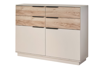 Комод Поларо-2 (120 &times; 40 &times; 97 см, кашемир + дуб крафт серый) md-kmd-vzt-ksh-db-krf-sr фото