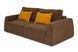 Диван Hill (117 &times; 252 см, коричневий з жовтий) IMI Premium mpr-d-hll-ll-12-45 фото 1
