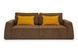 Диван Hill (117 &times; 252 см, коричневий з жовтий) IMI Premium mpr-d-hll-ll-12-45 фото 3